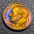 Photo of a 1974-S Roosevelt Dime Proof from an eBay listing that sold on Jul 16, 2026