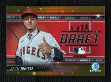 2022 Bowman Draft Bowman Draft Night Gold Refractor 18/50 Zach Neto #BDN-3 0lz4