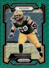 2023 Panini Prizm #108 David Bakhtiari Green Wave