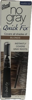 No Gray Quick Fix, BLONDE, Instantly Hide Gray Roots, Easy to Use 3 Comb Applica