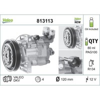 Klimakompressor 12 V R 134A Ø 120 Mm Valeo FüR U.A. Nissan Micra