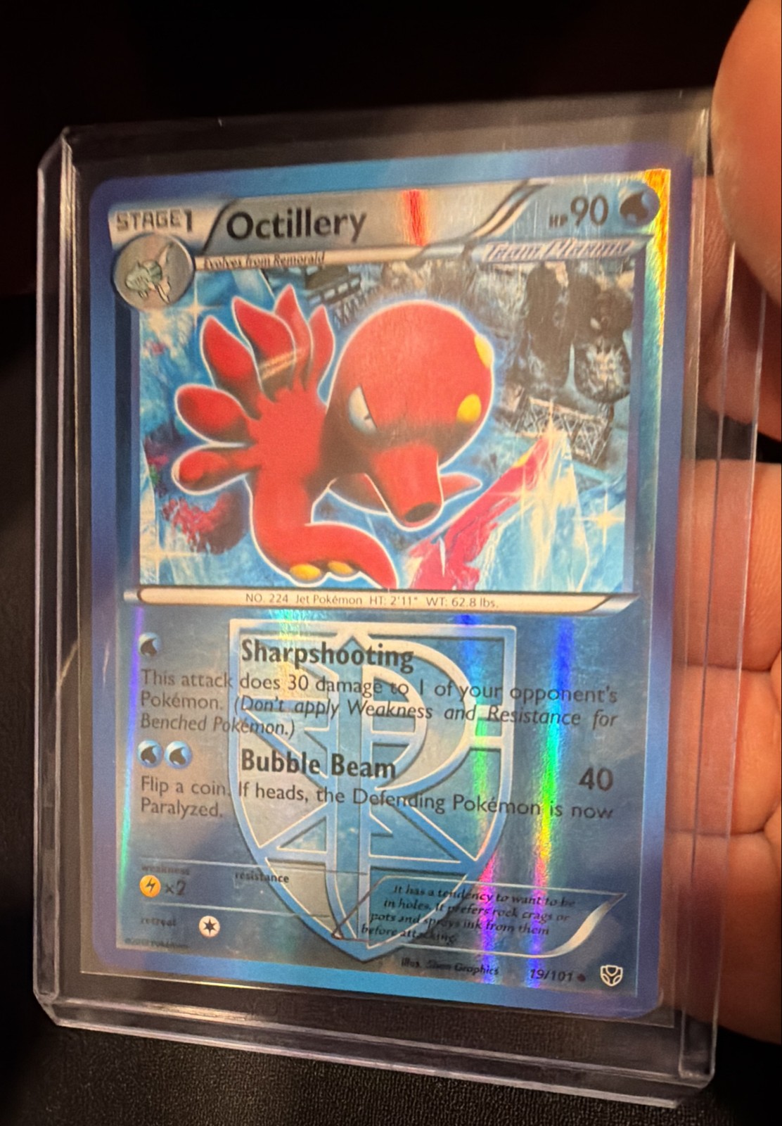 Octillery (Team Plasma) 19/101 Plasma Blast Reverse Holo