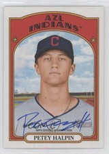 2021 Topps Heritage Minor League Edition Real One Petey Halpin #ROA-PH Auto 1u6