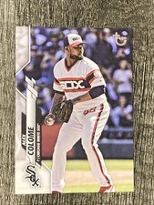 2020 Topps ALEX COLOME No Foil Logo Error Variation Target White So /99