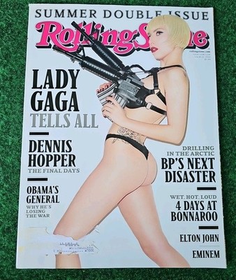 LADY GAGA Rolling Stone Magazine July 8 - 22, 2010 Eminem, Elton John,