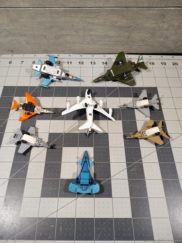 Diecast Us Fighter Jets e British Airline 747 aereo lotto di 8 - Foto 7 di 13