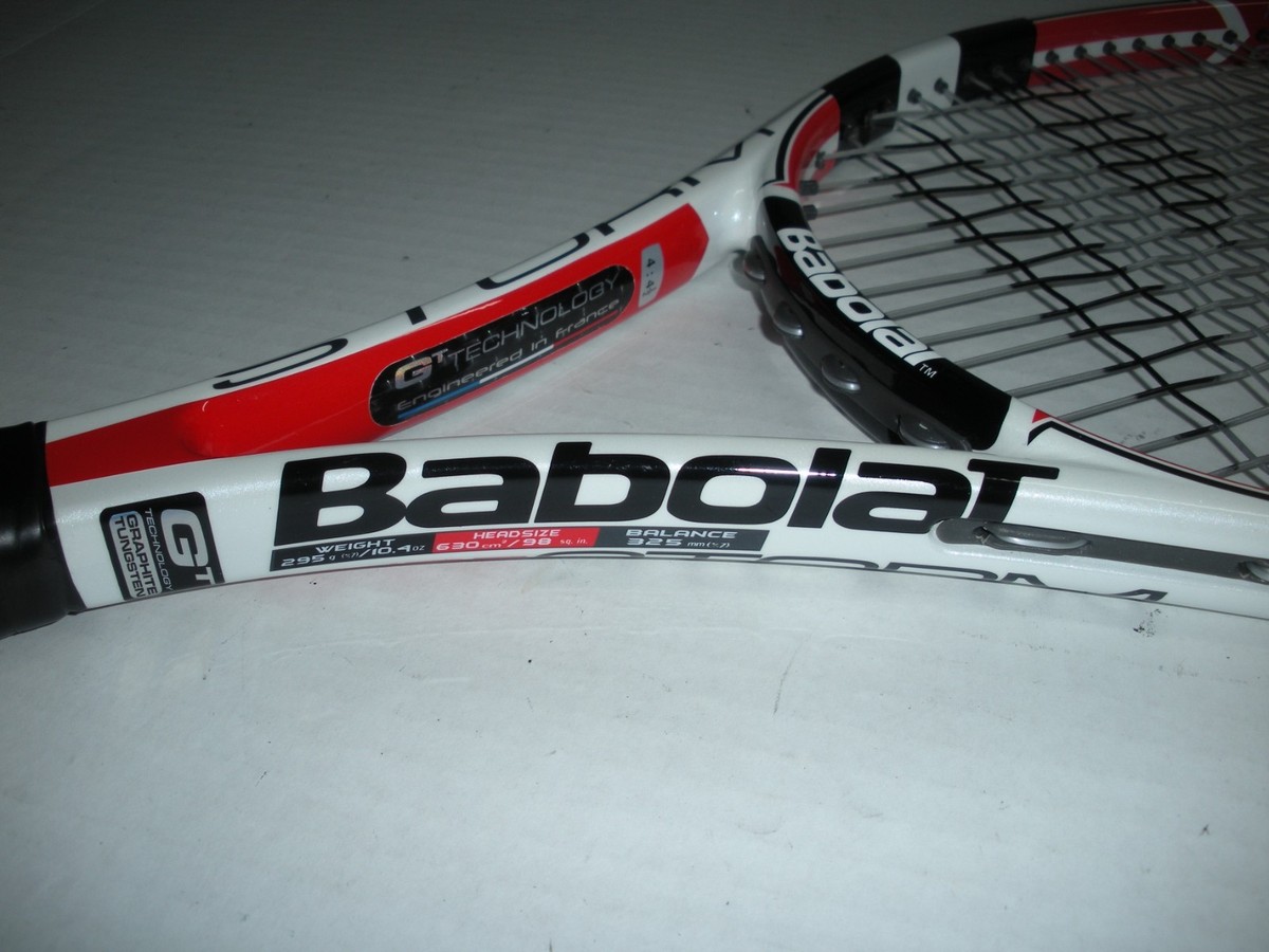 BABOLAT PURE STORM GT 98 TENNIS RACQUET 4 1/2 (NEW STRINGS) | eBay
