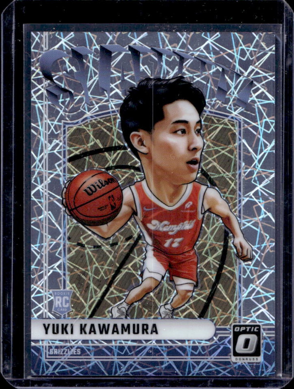 2024-25 Donruss Optic Yuki Kawamura Slammy! RC Rookie #25 Grizzlies