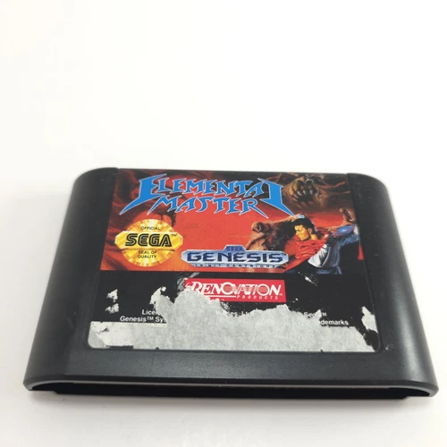 Elemental Master ( Sega Genesis , 1993) Cart Only Cleaned Tested