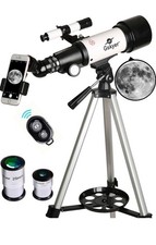 Gskyer Telescope, 70mm Aperture 400mm AZ Mount Astronomical Refracting Telesco