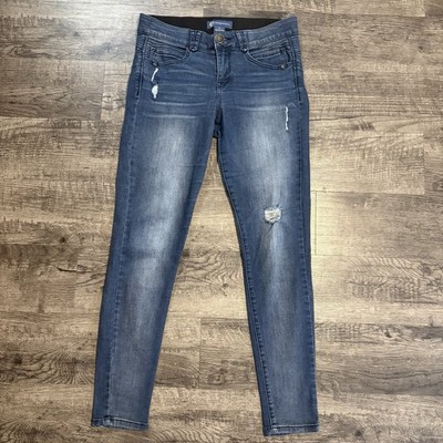 DEMOCRACY Jeans Women s Size 6 Blue Ab Solution Stretch Waist Medium Wash Denim