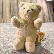 Vintage Dakin Teddy Bear 1984 Tan Plush Stuffed Animal Collectible 10 Inch