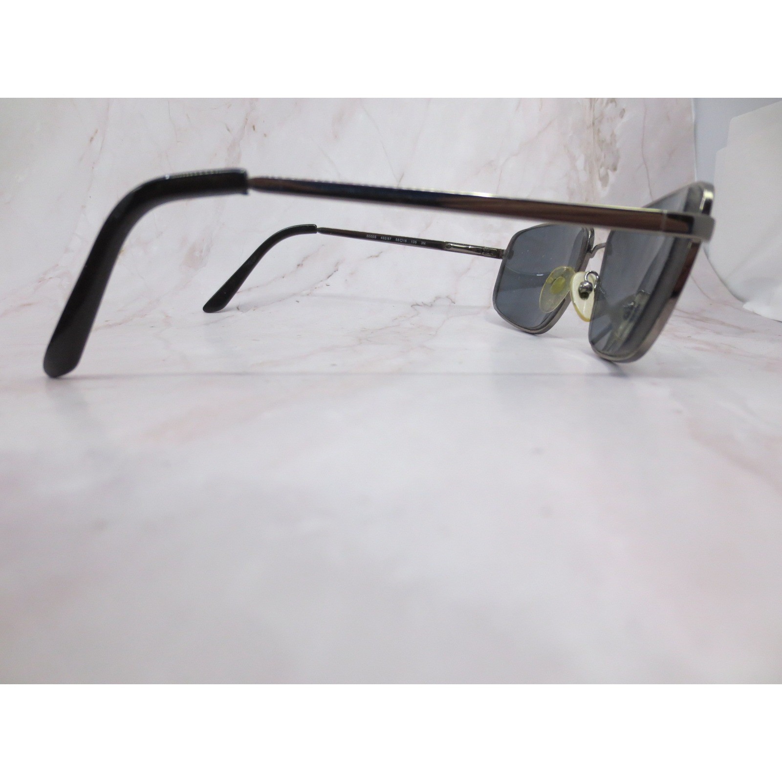 Sferoflex Mens Rectangular Sunglasses Gunmetal Me… - image 5