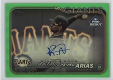 2024 Topps Pro Debut Green Foil Auto 47/99 Rayner Arias #PD-78 Auto 0zl2