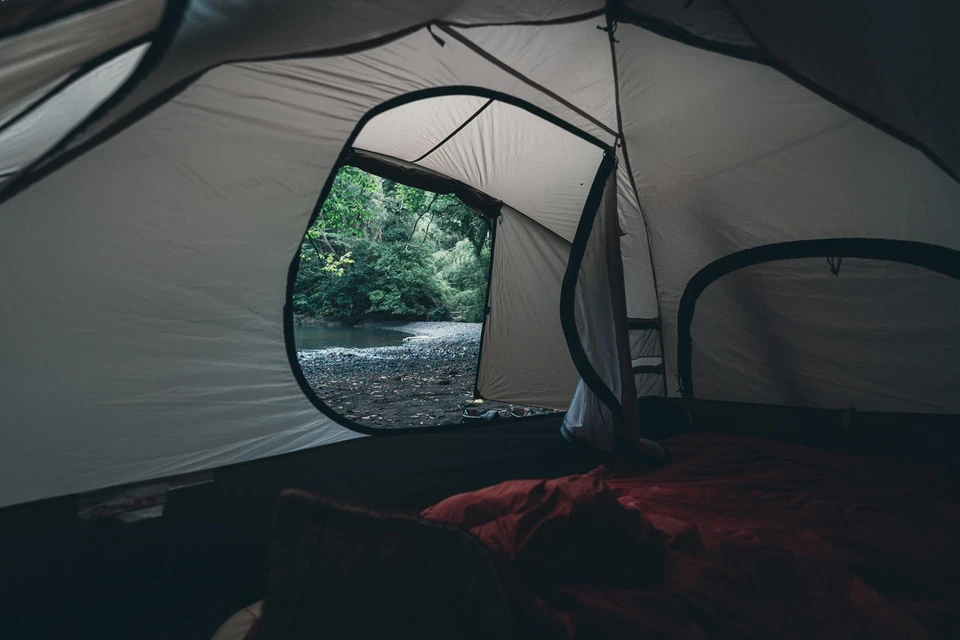 Snow Peak Minute Dome Pro.air 1 tienda + juego de sábanas de tierra FK-372 2 personas Japón JP Foto 3 de 4