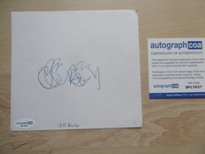 Jeff Healey autograph signed 15x16 cm album sheet ACOA