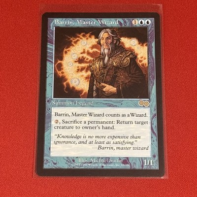 [1x] Barrin, Master Wizard Near Mint, English Urza's Saga MTG Magic