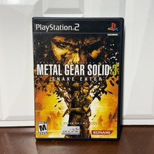 Metal Gear Solid 3 Snake Eater PlayStation 2 PS2 Game Complete CIB