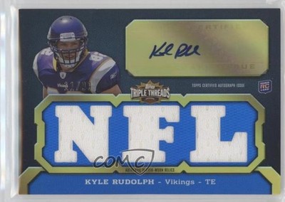 2011 Topps Triple Threads 11/99 Kyle Rudolph (NFL) #105 Auto c7e