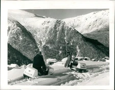 1966 Harlan Choate Mt Washington Nh Les Van Dyke Ski Press Photo 7X9