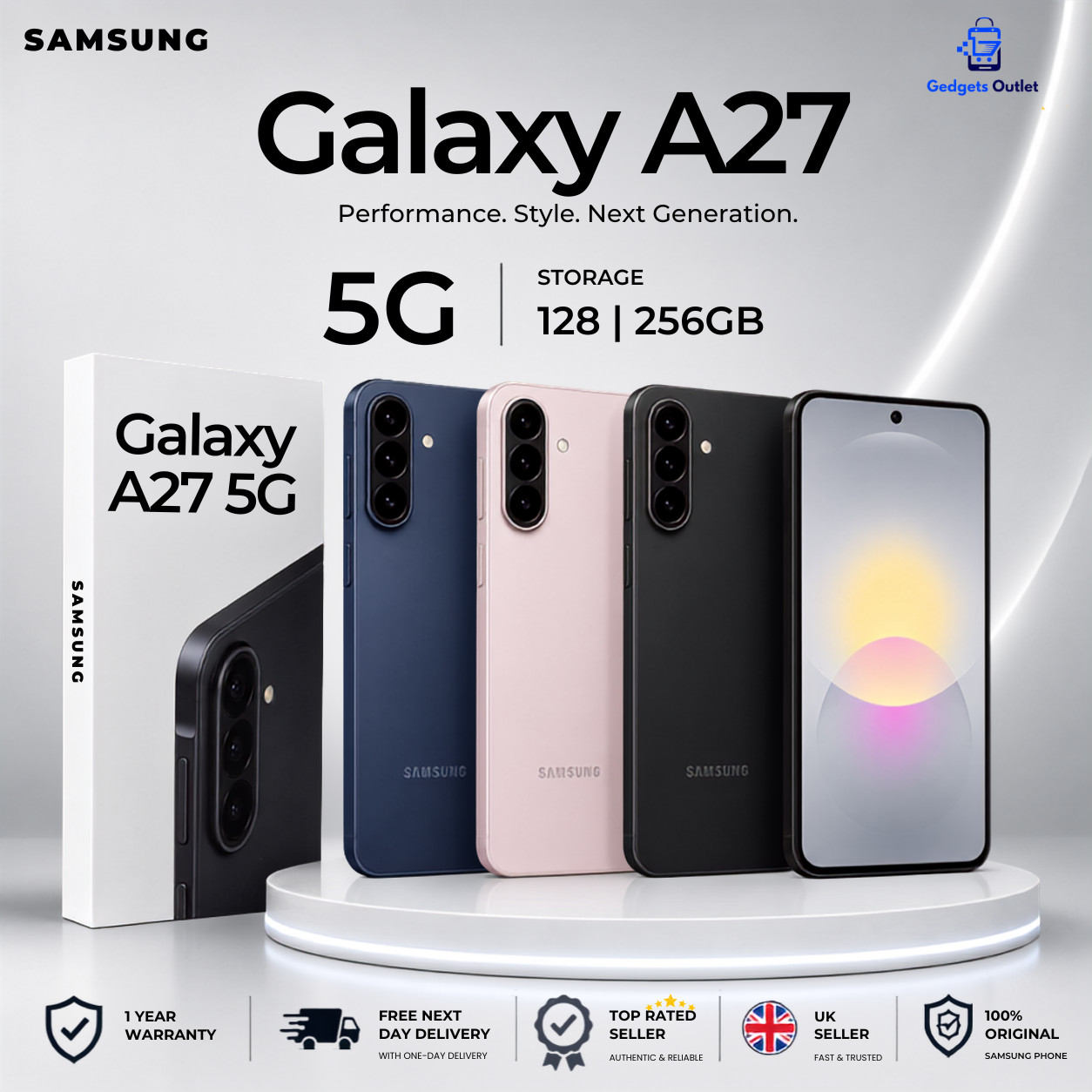 Samsung Galaxy A27 5G 128/256GB Factory Unlocked Brand New Sealed With Warranty