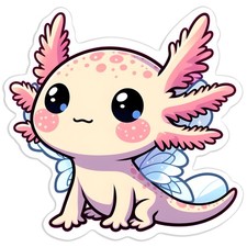 Axolotl Fairy - Vinyl Decal Sticker - Car Window Laptop - 180
