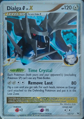 Dialga G LV.X 122/127 Platinum Holofoil Ultra Rare LP Pokemon