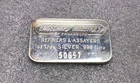 Engelhard RARE 1 OZ .999 Fine Silver Bar Smooth Back, Large Serial