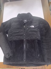 THE NORTH FACE Women's PolarTec Fleece Jacket Full Zip Black Size Medium