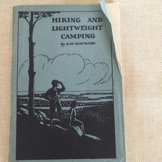 vintage Girl Guides Hiking and Lightweight camping book