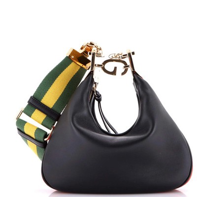 Gucci Attache Shoulder Bag Leather Small | eBay