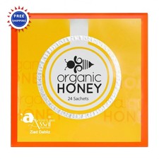 Honey Organic Natural Pack of 24 10G Each Large Sachets 10Gram