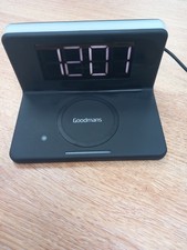 Goodmans Qi Wireless Charging Alarm Clock 