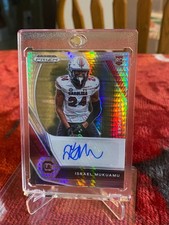 Israel Mukuamu Orange Auto RC 2021 Prizm Draft Picks #DPA-ISM