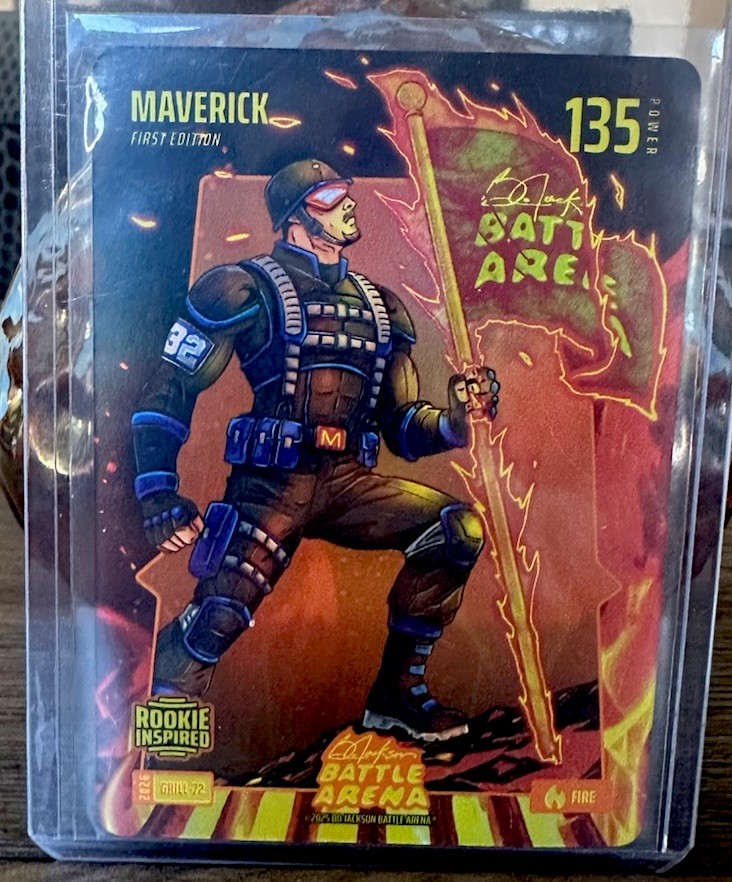 Maverick Cooper Flagg 2026 Bo Jackson Battle Arena Grillin Battlefoil GRILL-72