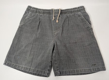 Vtg 90s OP Ocean Pacific Drawstring Shorts Size Small Beach Surf Skate Distress