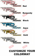 Set of Clear Decals for TRD Off Road Tacoma Trucks Tundra bumper sticker car