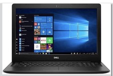 Dell 15.6" Notebook Laptop Windows 10 Black Built-in Webcam Microphone