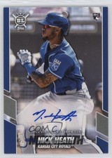 2021 Topps Big League Opening Act Auto Nick Heath #OAA-NH Auto 4e9