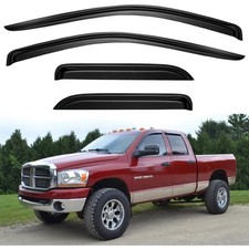 Window Visors Rain Guards Dodge Ram 1500 2500 3500 External Wind Deflectors