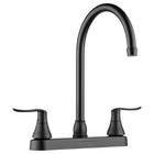 American Motorhome RV 8" Matte Black Kitchen Tap DF-PK330HLH-MB