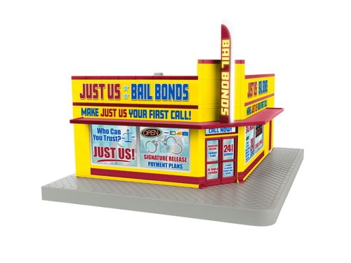 Lionel 2229170 Just Us Fianzas Esquina Ciudad Edificio Calibre O Plug Expandir Juego | Condition: New