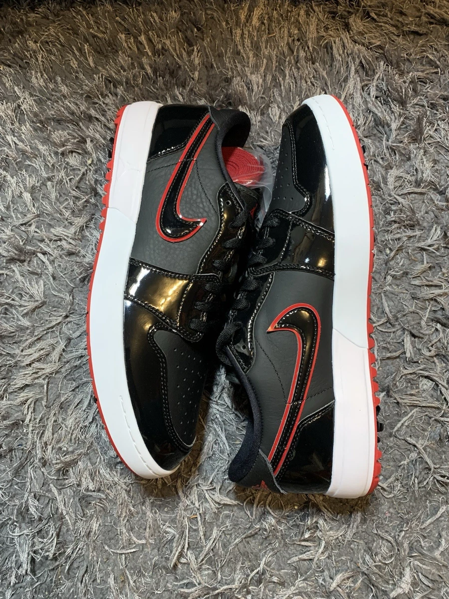Nike Air Jordan 1 Golf Low Bred Spiked IQ3417-002 Men's Size 11.5