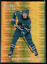 2025-26 Allure Color Flow Macklin Celebrini Orange Yellow Spectrum /299 #CF-28