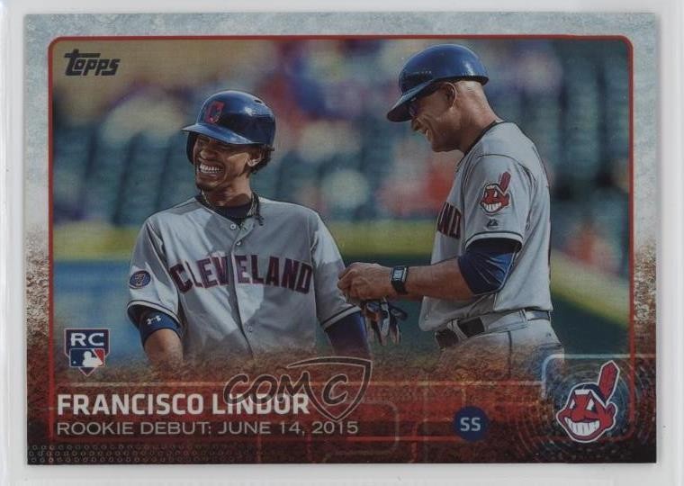2015 Topps Update Rookie Debut Rainbow Foil Francisco Lindor Sandy Alomar Jr 0tx