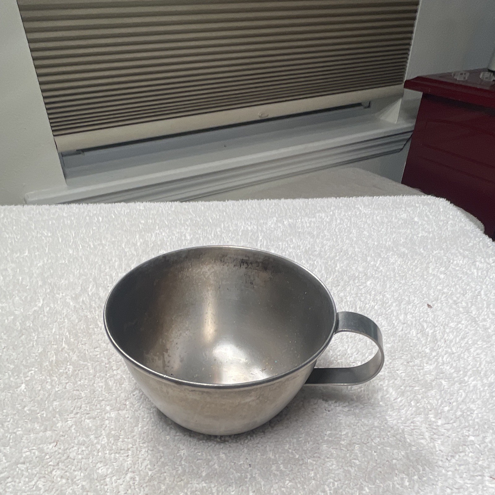 US Marked Military Surplus Metal Mess Kit Cup/Mug w/ Handle - Militaria