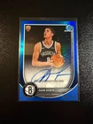 Egor Demin 2025 Topps Bowman Chrome Rookie Card Autograph 085/150 Blue