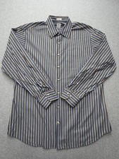 Peter Millar Dress Shirt Mens XL Multicolor Stripe Long Sleeve Button Front
