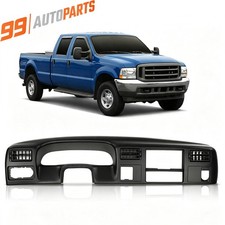 Fit For 1999-2004 Ford F250 F350 Super Duty Dash Bezel Radio Cluster Trim Panel