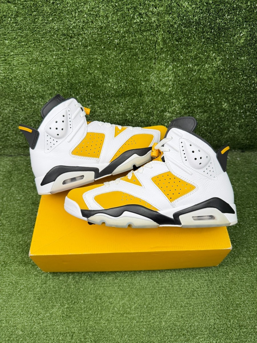 Size 9.5 - Air Jordan 6 Retro Yellow Ochre | eBay
